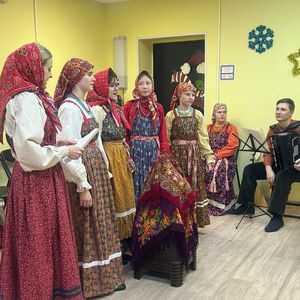 Святочный концерт фольклорного отдела Чулковского филиала